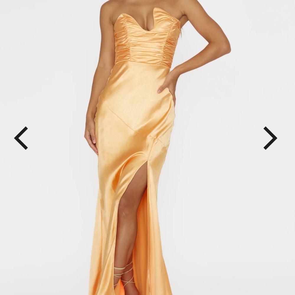 Selfie Leslie Apricot Dress